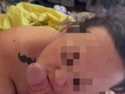 MILF Licks and Licks Big Uncut Cock and Pays Extra Attention to His Frenulum! Onlyfans Snookybaby28 10/16