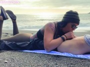 Beach Blowjob during Sunset 4/16