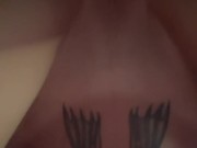 Hitting it from the back in tight pussy