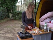 Lonely Girl Outdoor Camping ASMR 10/16