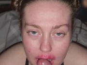 Took a whore home and she sucked my cock 7/16