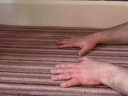 Teaching my sister to trample and stomp on his hands 6/16