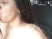 Horny friend masturbates on the way home 11/16