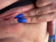 Pretty Blonde cumming at work💃💦 9/16