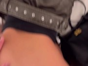 Huge load on leather jacket 5/16