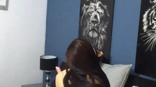 My girlfriend fucks my pussy and gives me delicious oral