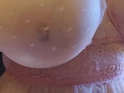 Skinny hit MILF shows off massive tits 1/16