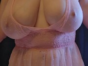 Skinny hit MILF shows off massive tits 13/16