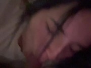 Sucking his dick outside on the balcony 👄😈 12/16