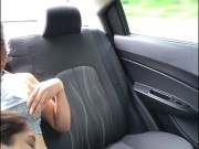 My hot girlfriend asks me to have sex in the car on the way home 4/16