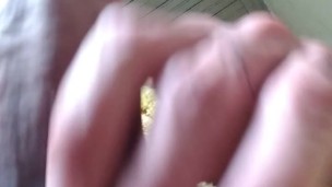 No banheiro de toalha 🍌