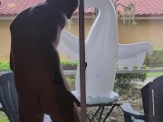 Getting my self hard in front of window where my sexy neighbors can see me 12/16