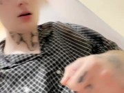 Lil Peep Look A like Stroking BWC On toilet 🚽 4/16