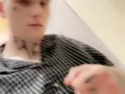 Lil Peep Look A like Stroking BWC On toilet 🚽 9/16