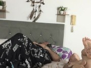 My neighbor masturbates her pussy in front of my stepfather 16/16