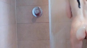 Using Me For My Slutty Little Holes While I Shower