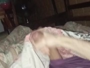 Gozando gostoso enquanto estou sozinho em casa (veio porra na minha cara) 5/16