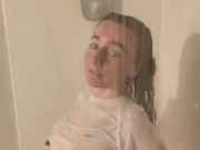 Sexy Redhead Rides Dildo In Shower| ONLYFANS LEOTHEREDHEAD 3/16