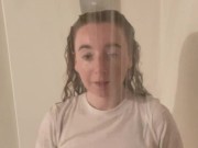 Sexy Redhead Rides Dildo In Shower| ONLYFANS LEOTHEREDHEAD 4/16