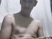 Playing my dick till i cum (Nilaro ko tite ko hanggang labasan). 2/16
