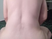 Hot Slut fucks themself with realistic dildo while wearing Buttplug 13/16