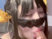 Mixed Asian cosplay sucks and takes my dick 5/16