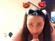 Cute Girl Gives A Wonderful Blowjob 2/16