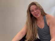 Yoga Class Face Sitting Demonstration 13/16