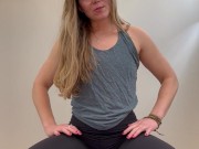 Yoga Class Face Sitting Demonstration 14/16