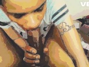 big dick BLOW JOB CARTOON CUM SHOT