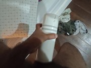 Cumming hard and horny with my pussy shaped vibrator PART 2 6/16