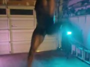 A lil fun with calisthenics and martial arts ..in the nudes 😈🍆 16/16