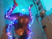 A lil fun with calisthenics and martial arts ..in the nudes 😈🍆 5/16