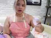 Tina Slick - Horny Cute Pinay made herself cum with the cutest toys ever | MerryMint 3/16