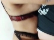 Me vestí con lencería para que me cogiera al llegar a casa 2/16