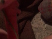 Carrot in pussy 9/16