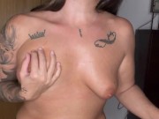 Smoking SEXY💨 While I Play With My LITTLE Tits😏 12/16