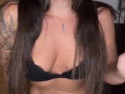 Smoking SEXY💨 While I Play With My LITTLE Tits😏 7/16