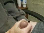 short clip's compilation featuring a big white cock cumming and pissing, with slowmotion cumshots 15/16