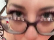 MILF fucks her tits and gives sloppy head 4/16