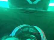 Sucking dick and getting spanked with a belt 3/16