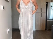 Slim Brunette is Determined to MAKE YOU CUM with her STRIPTEASE 2/16