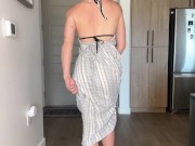 Slim Brunette is Determined to MAKE YOU CUM with her STRIPTEASE 5/16