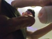 Hot femboy relives himself with toy 9/16