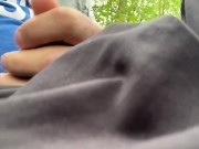 An Befahrener Straße Großen Schwanz Wichsen und kommen 11/16