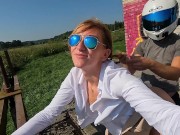 Found college girl during moto ride and fucked her by the river 9/16