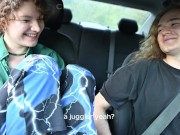 🤡 lustful clowness seduces a taxi driver👅💦 5/16