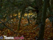 Stunning 18 year old Victoria is walking through the woods where she encounters a possessed dildo 2/16