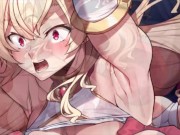 HENTAI PROS - Blonde Superhero Gets A Cock Between Her Big Tits, Then Gets Fingered And Fucked Hard 8/16