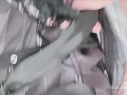 [climax] Cosplay gothic girls are observed closely and fucked live (half outside, half inside ✨) 2/16